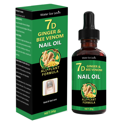 7-Day Ginger Nail Care Essence, Suitable for Hands and Feet, Deeply Nourishes, Mild and Hypoallergenic, Daily Moisturizing, Suitable for All Nail Types